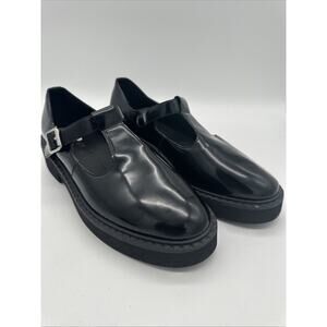 Mary Jane Modatope Black Strap Shoes With Buckle 9.5 Platform Shoes NWOT